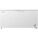 Lada frigorifica Heinner HCF-HS500EE++, 500 l, Compresor inverter, Lumina LED, Clasa E, Decongelare manuala, Alb