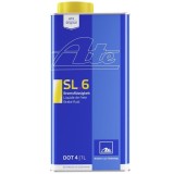 Lichid frana ATE DOT4 SL.6, 1L, Formula ABS/ESP/ASR, Punct fierbere 265&deg;C, pt. BMW, Mercedes, Porsche, VAG