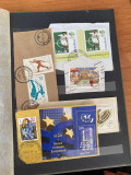 Lot timbre Romania, fiscale, uzuale, blocuri, timbre rare stampilate pe fragment