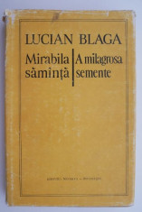 Mirabila samanta/A milagrosa semente (editie bilingva romano-portugheza) ? Lucian Blaga foto