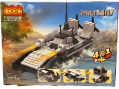 Set constructie nava militara amfibie 4 in 1 13033-8