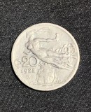 Moneda 20 centesimi 1922 Italia