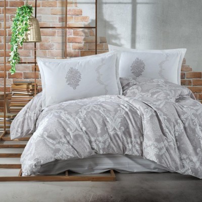 Lenjerie de pat ranforce clasy king size (fiorita v2) foto