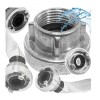 Cupla rapida cu filet exterior, 1" - 25 mm, mufa mama, pentru furtun tip pompieri, Verke