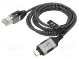 Cablu USB 3.1 RJ45 - USB C, 1,5m, U/FTP, Goobay