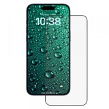 Folie de protectie Ecran Anank 3X Reinforced Invisible pentru Apple iPhone 16 Pro, Sticla Securizata, Full Glue, 3D, Neagra