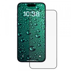 Folie de protectie Ecran Anank 3X Reinforced Invisible pentru Apple iPhone 16 Pro Max, Sticla Securizata, Full Glue, 3D, Neagra