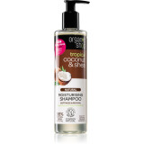 Organic Shop Natural Coconut &amp; Shea sampon hidratant pentru păr uscat și deteriorat 280 ml