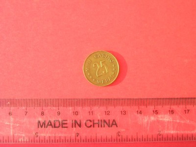 M3C1 38 - Jeton de colectie - MINI CASINO/MERAL/ 25 foto