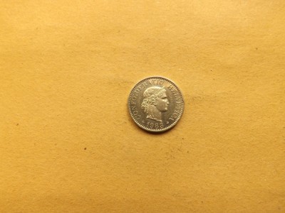 Elvetia 10 Rappen / Centimes 1983 foto
