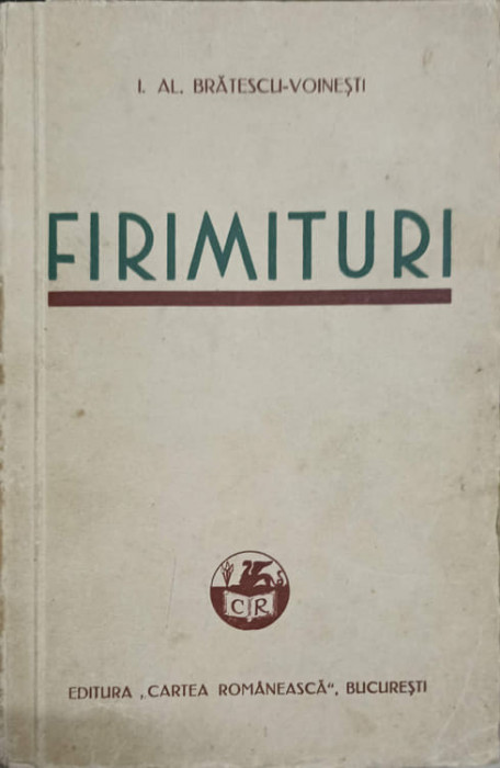 FIRIMITURI-I.AL. BRATESCU-VOINESTI