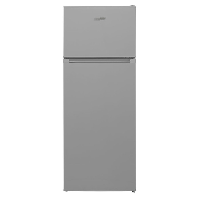 Frigider cu congelator superior HOMEFORT HHSF2212S E, 171L/42L, Nofrost, 41 dB, Lățime: 54 cm, &Icirc;nălțime: 145 cm, Ad&acirc;ncime: 57 cm