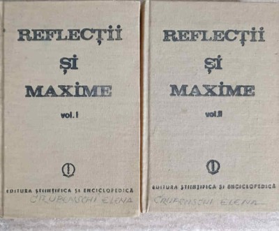 REFLECTII SI MAXIME VOL.1-2-CONSTANTIN BADEANU-225147 foto