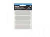 Set 4 Autocolante Reflectorizante Casca Moto 3M Albe, 8.5x2.5cm, Omologate CE