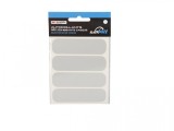 Set 4 Autocolante Reflectorizante Casca Moto 3M Albe, 8.5x2.5cm, Omologate CE
