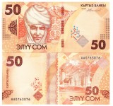 Kyrgyzstan 50 Som 2023 P-35 UNC