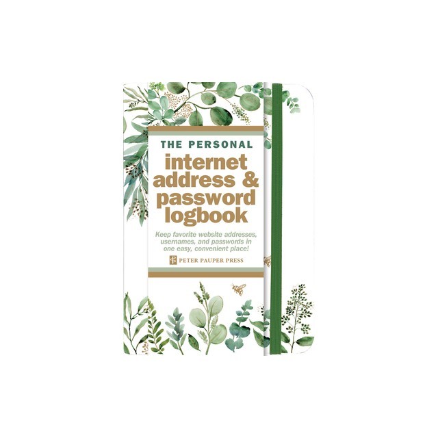 Eucalyptus Internet Address &amp; Password Logbook