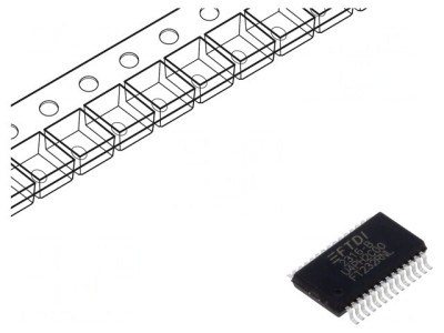 Interfață USB-UART Full Speed 3.3-5.25VDC SSOP28 foto