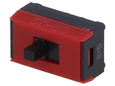 Comutator Glisant DPDT Vertical 0,1A 30VDC ON-ON foto
