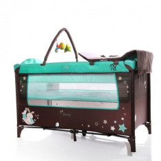 Patut Pliant Bebe Moni Sleepy New Turquoise foto