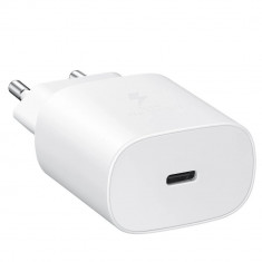 Încărcător de rețea Samsung original Super Fast Charge 3.0PD USB-C 25W 3A alb