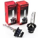 Set de 2 becuri Xenon D2S Limastar 6000K 35W cu lumina alb-rece pentru Alfa Romeo, Audi, BMW, Ford, Jaguar, Range Rover, Opel, Seat, Skoda, Honda, Maz