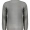 Pulover cu guler inalt bărbați, cu logo brodat, Regular fit, gri, 3XL