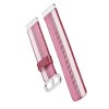 Curea material textil, compatibila Garmin Forerunner 55, telescoape Quick Release, Roz