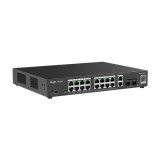 Cumpara ieftin Switch L2, 16 x RJ45 1G PoE, 2 x SFP 1G, 2 x RJ45 1G, Cloud Management - Ruijie Reyee RG-ES220GS-LP