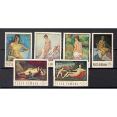 1971 - Reproduceri de arta, nuduri, serie neuzata