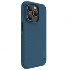 Husa pentru iPhone 14 Pro Max - Nillkin Super Frosted Shield Pro - Blue