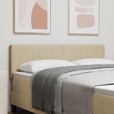 vidaXL Tăblie de pat design simplu, gri verde deschis, 140 cm, velur foto