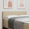 vidaXL Tăblie de pat design simplu, gri verde deschis, 140 cm, velur