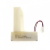 Motor Ventilator Frigider Whirlpool 12V, Dumper + Clapeta - Compatibilitate Variata (Verifica Modelul)