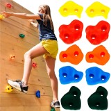 Set 10 pietre de catarare pentru copii, antiderapante, cu montaj inclus