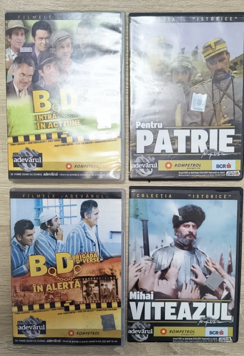 LOT 4 CD COLECTIE ADEVARUL - BD,MIHAI VITEAZUL , PENTRU PATRIE