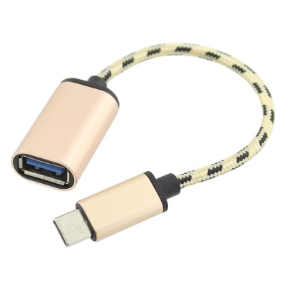 Cablu OTG, USB A mama la Type C, 15cm, 196734 foto