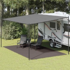 vidaXL Covor pentru cort, antracit, 300 x 500 cm