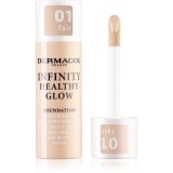 Dermacol Infinity Healthy Glow fond de ten lichid SPF 10 culoare 01 Fair 20 g