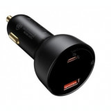 Incarcator auto Baseus Supreme Digital, Quick charge 100W, USB Tip A, USB Tip C