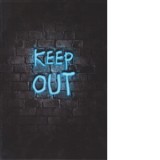 Caiet studentesc A4, 50 file, liniatura dictando, Keep out