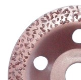 Disc placat cu carburi metalice &Oslash; 115 mm garnulatia Grosiera