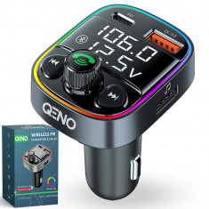 Modulator FM Auto Bluetooth 5.0 Qeno® Cu 10 Functii