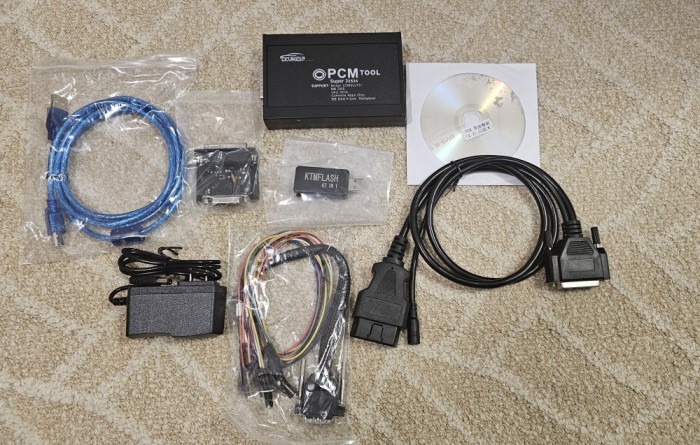Programator PCMtool ECU Boot &amp; Bench cu 67 Module PCM Flash 2.21.22