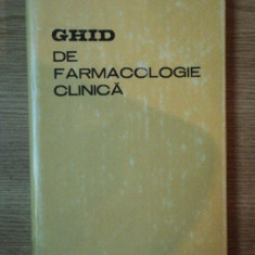 GHID DE FARMACOLOGIE CLINICA de N. DRAGOMIR ... V. GLIGOR , 1982
