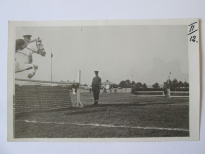 Fotografie colectie model carte postala concursul hipic Regim.12 Calarasi 1939 foto