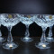 SET / SERVICIU 5 CUPE VIN / INGHETATA DIN CRISTAL ZWIESEL