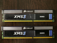 Memorii RAM Corsair DDR3 XMS3 kit dual channel 8GB (2x4) 1600MHz foto