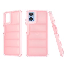 Husa Motorola Moto E22 Techsuit Wave Shield, roz