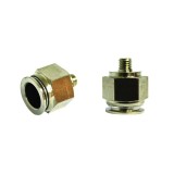 Mufa rapida dreapta din metal fi 14 cu surub metalic M12